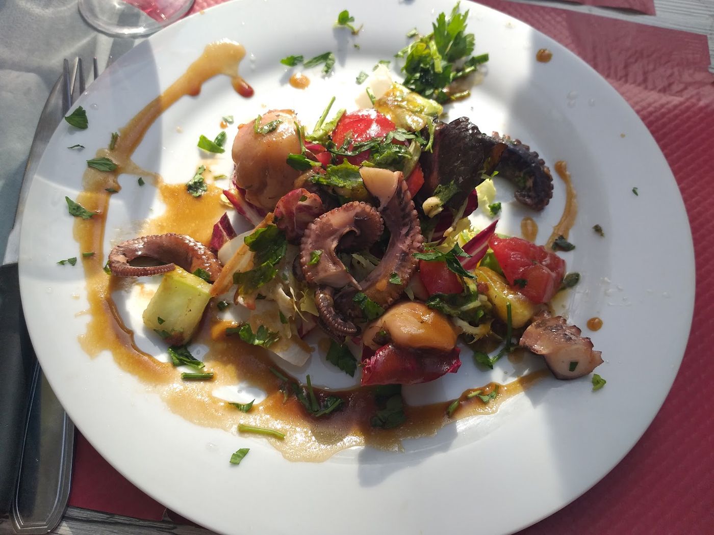 Salade de poulpe